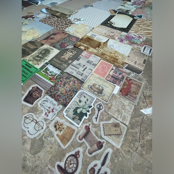 Junk Journal Ephemera Kit: Mixed Retro - Euro Romance Edition - Picture 8 of 11